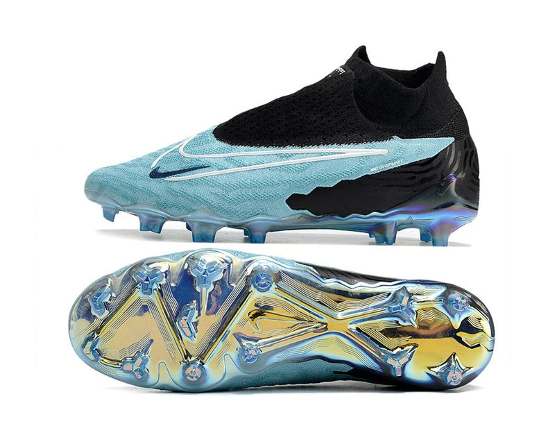 Chuteira de Campo NIKE Phantom GX Elite DF FG Azul/Preto