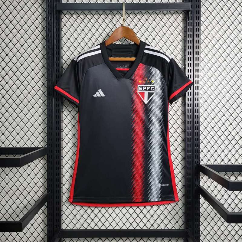 Camisa Feminina do São Paulo Third III 23/24 - Preto