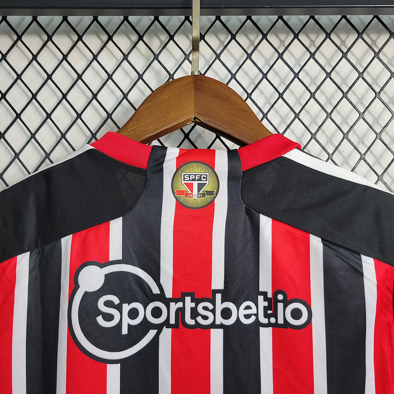 Kit Infantil São Paulo 23/24 - Preto/Vermelho