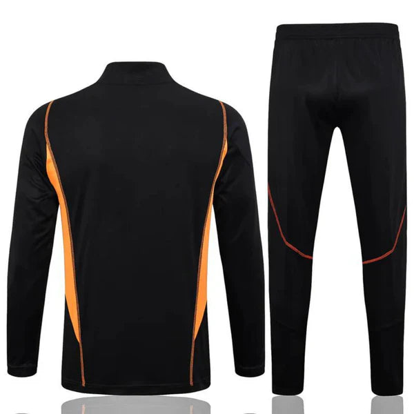 Conjunto Internacional 23/24 Adidas - Preto e laranja