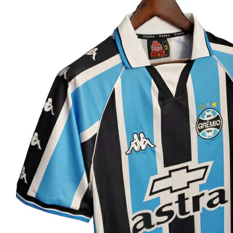 Camisa Grêmio Retrô 1988/99- Kappa - Masculino- Azul