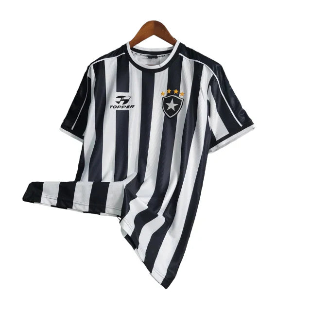 Camisa Botafogo l Retrô 99/20 Torcedor Masculina - Preta e Branca